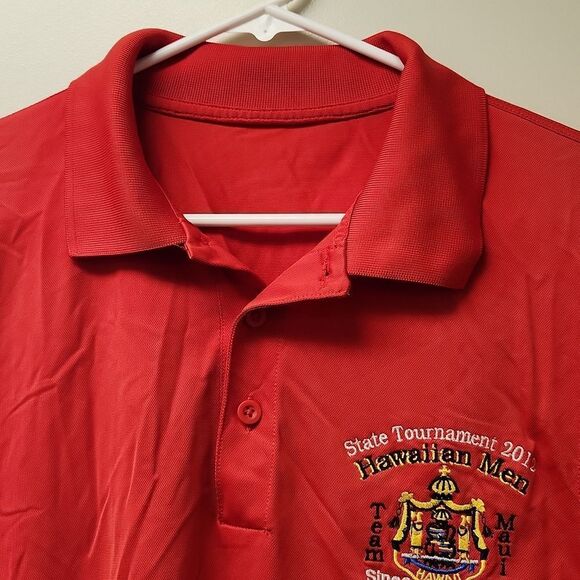 Hawaiian Men Golf Club State Tournament 2012 Polo Shirt XL - Picture 3 of 5